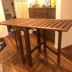 IKEA ベランダ　テーブル＆チェア