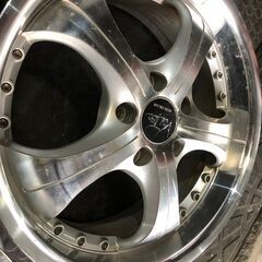 早い者勝ち！中古ホイール　17インチ　7J+48　5-114.3　インターミラノ　C-HR、エスティマ、エリシオン、エクストレイル、デュアリス、MPV等