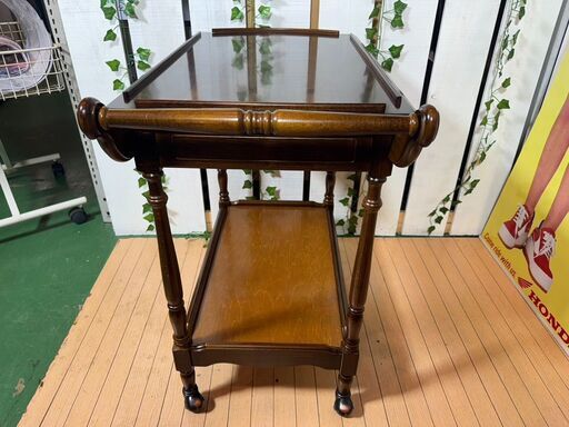 愛品館八千代店】カリモク コロニアルシリーズ キッチンワゴン引出付