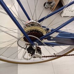 ☆ジモティ割あり☆ 自転車 27インチ 青 クリーニング済み TC146