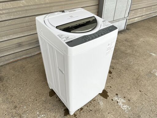 ファミリー向け 洗濯機 7.0K 東芝 AW-7G6 2019年製 中古動作品 クリーニング済み