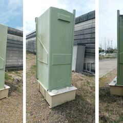 仮設トイレ　簡易トイレ　中古品　引き取り限定　岐阜陸運局すぐ近く　和式トイレ 工事現場 事務所 イベント 建築 建設現場 道路工事 駐車場　汲み取り式