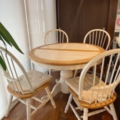 ダイニングテーブル　セット　北欧家具　テーブル&椅子