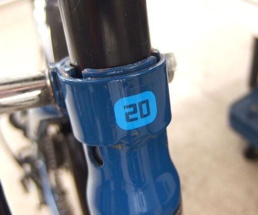 20インチ 折りたたみ自転車 THFIFT ブルー系 コンパクトサイクル