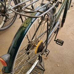 ★店頭にて試乗可★ J4566　ダイワサイクル　シティサイクル　NA2　グリーン　27インチ　6段変速　ダイナモライト　クリーニング、簡易メンテナンス済み　【リユースのサカイ柏店】 ☆店頭にて試乗可☆ J4566 ダイワサイクル シティサイクル NA2