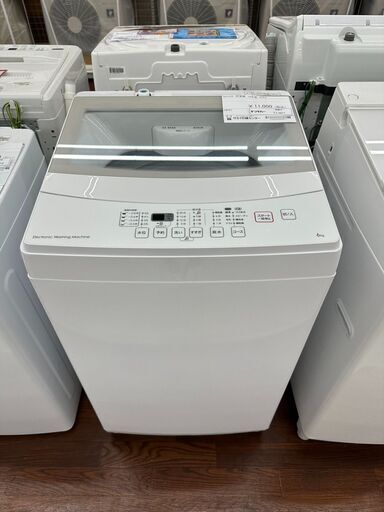 ★ジモティ割あり★ ニトリ 洗濯機 6kg 19年製 動作確認／クリーニング済み TJ5211