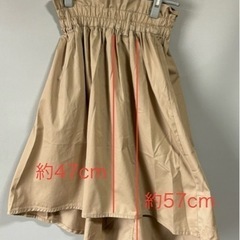 スカート　サイズ140  フィッシュテールスカート　春　SUE