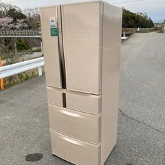 【ネット決済・配送可】🌸大型冷凍冷蔵庫✅設置込み㊗️保証付け🚘配達可能