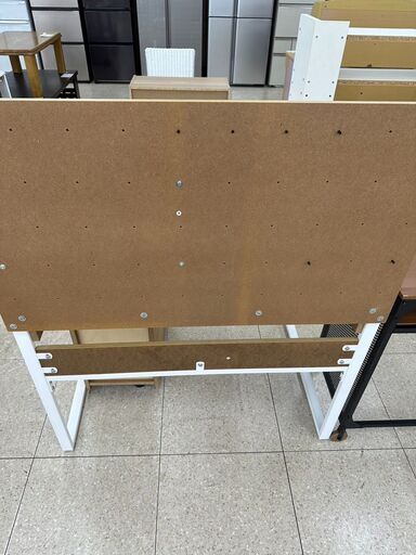 ☆ジモティ割あり☆ デスク ライトブラウン H122×D71.5×W99.5 