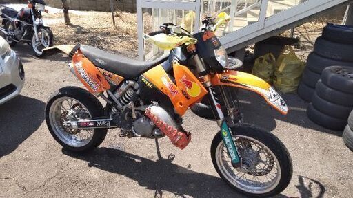 貴重公道仕様KTM125sx 42馬力 書付レーサーモタード仕様！本文を確認願います