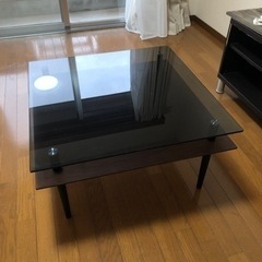 テーブル　ローテーブル　ガラステーブル