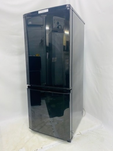 三菱/MITBISHI 冷凍冷蔵庫 MR-P15C-B 2017年製 146L 2ドア 家電 キッチン家電 冷蔵庫