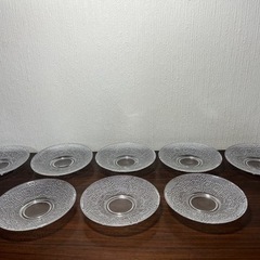 ガラス皿7枚