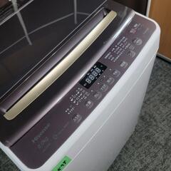 🙇‍♂️売約済み❌5894‼️配送設置は無料🙌‼️最新2021年製✨定価54,800円❣️インバーター付き静音モデル✨Hisense 8kg 洗濯機