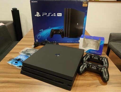 PS4 Pro CUH-7100BB01 1TB 本体　ゲーム付き