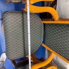 国内希少】☆アメリカ製カウンターウッドチェア5脚セット