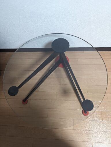 OSLO　ポストモダン ガラス センターテーブル 　ミッドセンチュリー