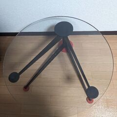 OSLO　ポストモダン ガラス センターテーブル 　ミッドセンチュリー