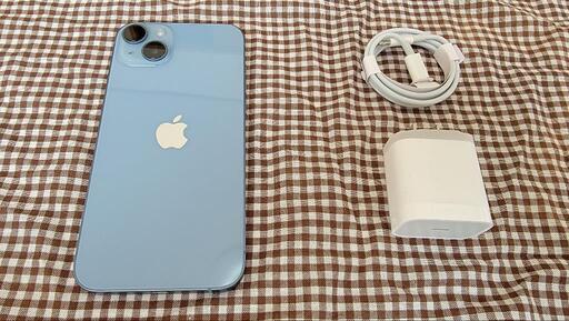 iPhone 14 Plus ブルー256GB SIMフリーバッテリー100% iPhone 14Plus