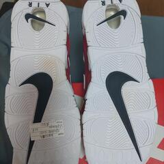 【新品未使用】29cm ナイキ エアモアアップテンポ ’96  ブラック アンド バーシティレッド