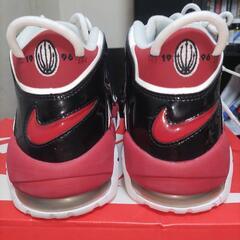 【新品未使用】29cm ナイキ エアモアアップテンポ ’96  ブラック アンド バーシティレッド