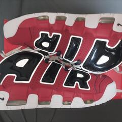 【新品未使用】29cm ナイキ エアモアアップテンポ ’96  ブラック アンド バーシティレッド