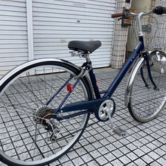 【27インチ自転車】6段変速付　BAA認定車❗️チェーン、リヤタイヤ、前カゴ新品❗️若林自転車　膳所店　SALE中❗️