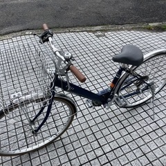 【27インチ自転車】6段変速付　BAA認定車❗️チェーン、リヤタイヤ、前カゴ新品❗️若林自転車　膳所店　SALE中❗️