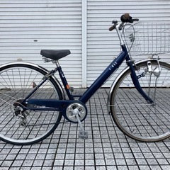 【ネット決済・配送可】【27インチ自転車】6段変速付　BAA認定...