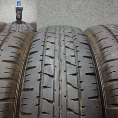 溝あり バントラック用 夏タイヤ ダンロップ 185R14 6PR 4本 タイヤのみ