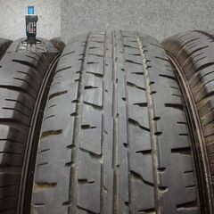 溝あり バントラック用 夏タイヤ ダンロップ 185R14 6PR 4本 タイヤのみ