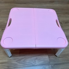 折りたたみテーブル ピンク