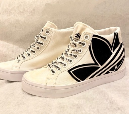 未使用 adidas originals 24.0cm スニーカー ハイカット コートバンテージヒールグラフィック アディダスオリジナルス DB1279 レディース