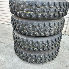 【商談成立】155/80R12 ダンロップ(DUNLOP) SP SPORT 51-R スパイクタイヤ　4本 ホイール付き