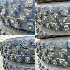 【商談成立】155/80R12 ダンロップ(DUNLOP) SP SPORT 51-R スパイクタイヤ　4本 ホイール付き