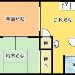 ✨🏥レスキュー賃貸🏥✨『2DK』北九州市小倉北区黒原✨敷金礼金無...