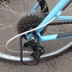 札幌市内引き取り限定◆GIANT◆Rock4800　自転車　26インチ　マウンテンバイク　ホワイト/ブルー　21段　Lサイズ　現状渡し　USED