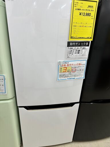 ジモティ来店特価!!　冷蔵庫　ハイセンス　HR-D15A　2018　　J-0412