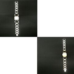 本物 GUCCI 125.5 クォーツ 3Pダイヤ ホワイトシェル文字盤 レディース 腕時計 稼働品 中古 苫小牧西店