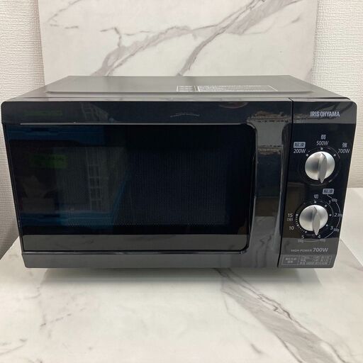【レガストック川崎本店】 アイリスオーヤマ　電子レンジ　EMO-F518-6-B　2020年製　60Hz　西日本専用