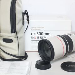 【ネット決済・配送可】Canon/EF300mm F4L IS ...