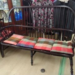 極上美品 超高級家具 松本民芸 チェア 椅子 3人掛け ベンチ