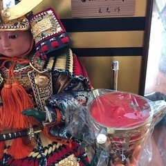 五月人形　子供武将飾