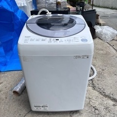 【‼️✨ファミリーサイズ✨‼️】SHARP  全自動洗濯機　8....