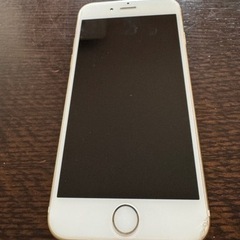 【購入者決まりました】iPhone 6 ゴールド 64GB バッ...