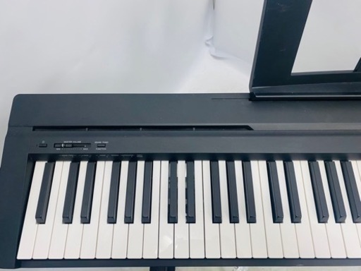 YAMAHA 電子ピアノ Pシリーズ 88鍵盤 ブラック P-45B 2016年製 ペダル キーボードスタンド付  楽器 鍵盤楽器、ピアノ YAMAHA 電子ピアノ Pシリーズ 88鍵盤 ブラック P-45B 2016年製 ペダル