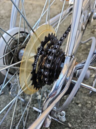 北見市発】DAIA 自転車 A19AJ29566 6段変速 27インチ シルバー 