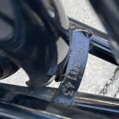 北見市発】PURE 自転車 Y9240143 変速なし 26インチ 黒 (E2655w)