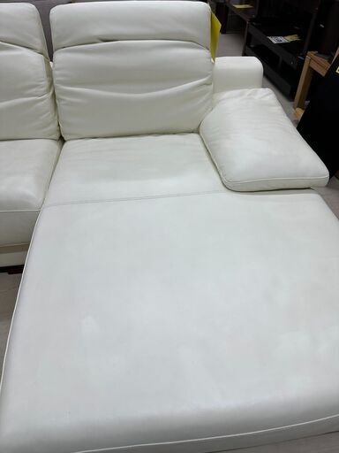 ジモティ来店特価!! L字ソファー IDC ホワイト J-0423 ジモティ来店特価!! L字ソファー IDC ホワイト J-0423
