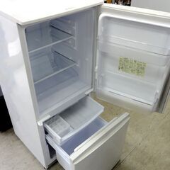 SHARP 2ドア冷蔵庫 137L 2016年製 100Lクラス つけかえどっちもドア ホワイト SJ-D14C-W シャープ 札幌市 中央区 南12条